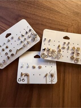 LOT of Claire’s Icing Mixed Earring Set - 31 Pairs!!